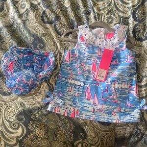 Lily Pulitzer dress and bloomers